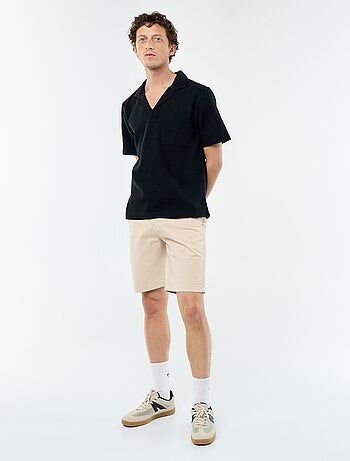Camisa de manga corta de punto de fantasía