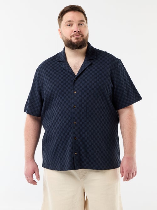 Camisa de manga corta de punto fantasía - Kiabi