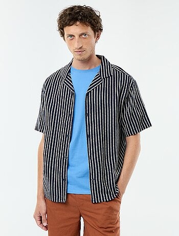 Camisa de manga corta de punto fantasía
