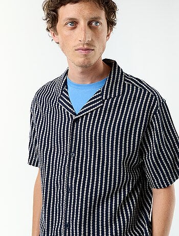 Camisa de manga corta de punto fantasía