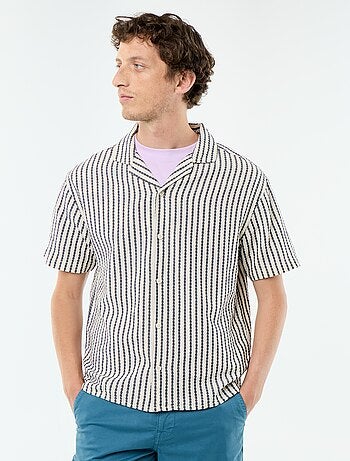 Camisa de manga corta de punto fantasía