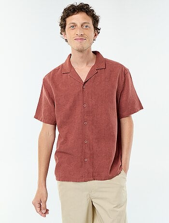 Camisa de manga corta de punto fantasía
