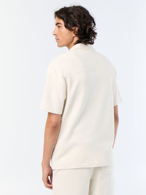 Camisa de manga corta de punto grueso - Kiabi