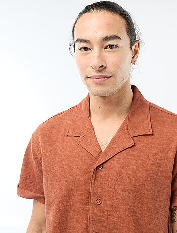 Camisa de manga corta de punto