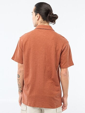 Camisa de manga corta de punto