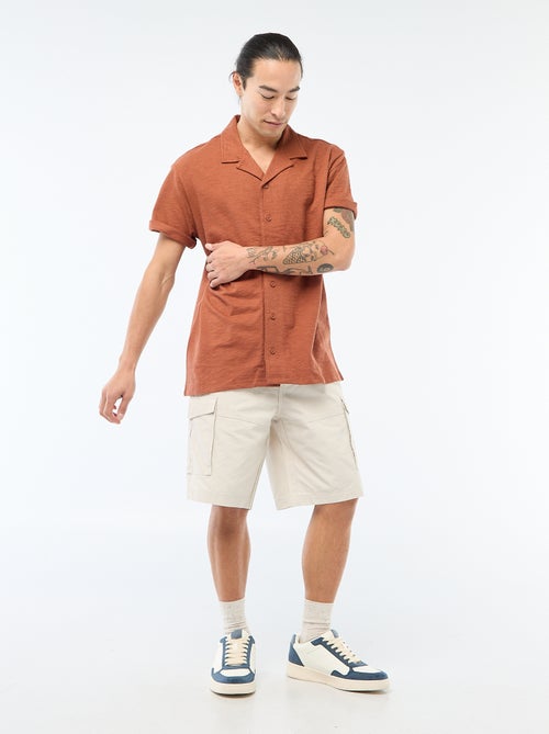 Camisa de manga corta de punto - Kiabi