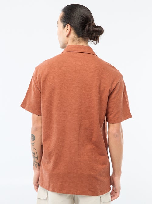 Camisa de manga corta de punto - Kiabi
