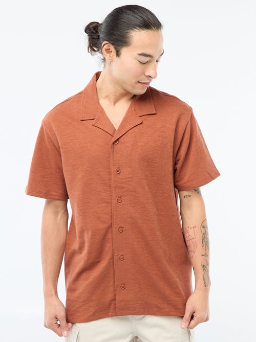 Camisa de manga corta de punto - Kiabi