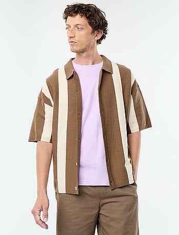 Camisa de manga corta de punto