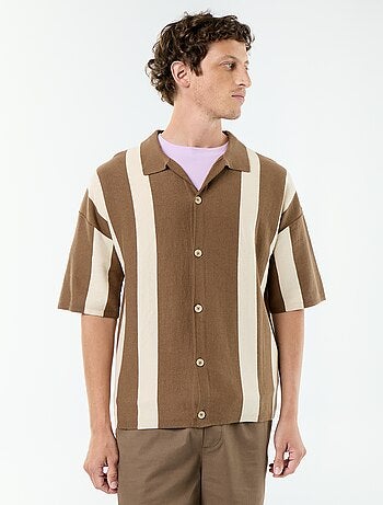 Camisa de manga corta de punto