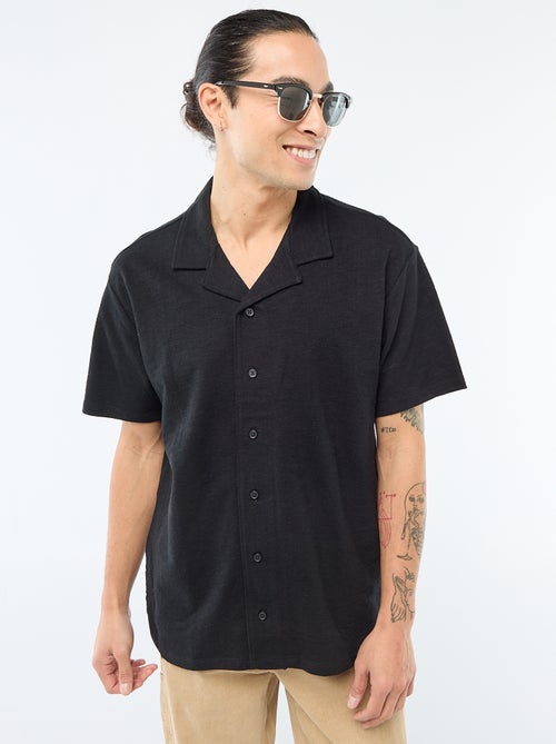 Camisa de manga corta de punto - Kiabi