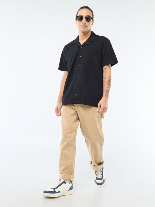 Camisa de manga corta de punto - Kiabi