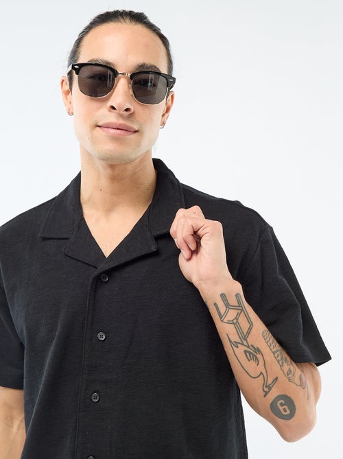 Camisa de manga corta de punto - Kiabi