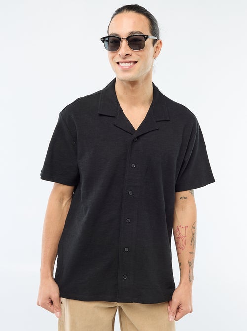 Camisa de manga corta de punto - Kiabi