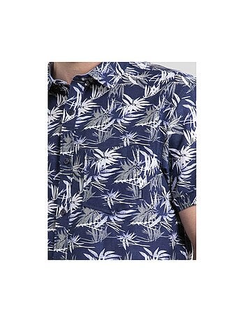 Camisa de manga corta de puro algodón con motivos DURUDOLF