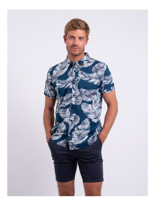 Camisa de manga corta de puro algodón estampada DETAT - Kiabi
