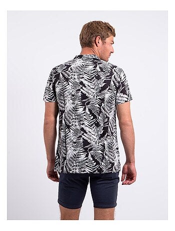 Camisa de manga corta de puro algodón estampada DIRAMIRO