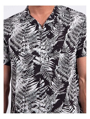 Camisa de manga corta de puro algodón estampada DIRAMIRO