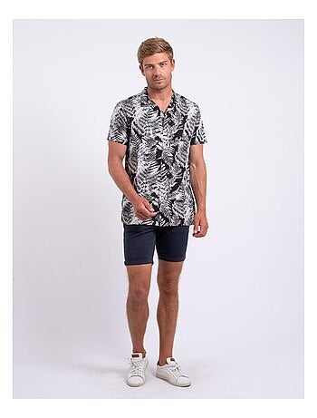 Camisa de manga corta de puro algodón estampada DIRAMIRO