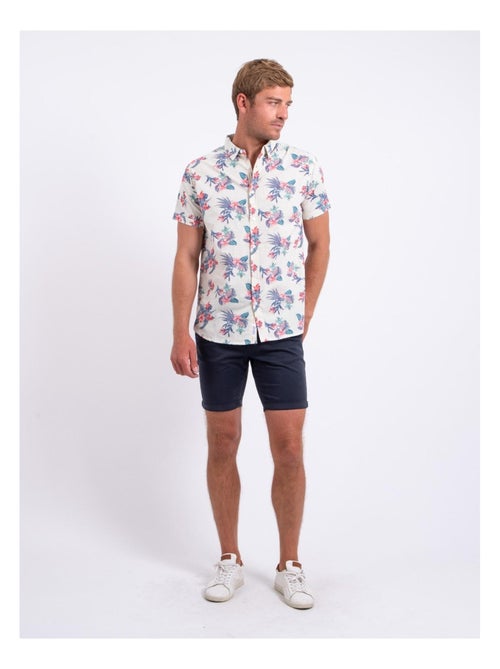 Camisa de manga corta de puro algodón estampada DORIDA - Kiabi