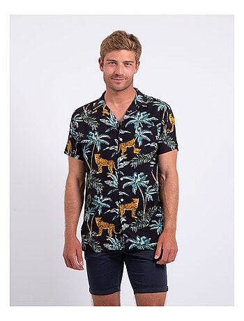 Camisa de manga corta de puro algodón estampada DOUBAKAR