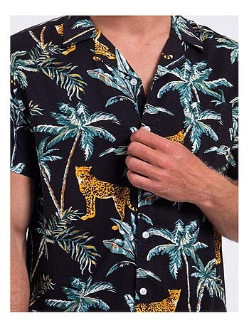 Camisa de manga corta de puro algodón estampada DOUBAKAR