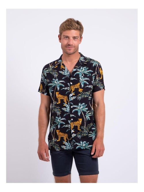 Camisa de manga corta de puro algodón estampada DOUBAKAR - Kiabi