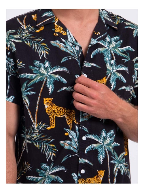 Camisa de manga corta de puro algodón estampada DOUBAKAR - Kiabi