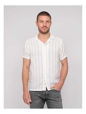 Camisa de manga corta de rayas DIVUGO