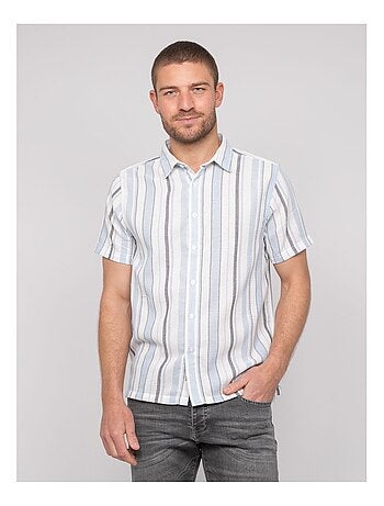 Camisa de manga corta de rayas DOUPARICO
