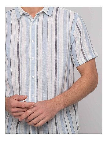 Camisa de manga corta de rayas DOUPARICO