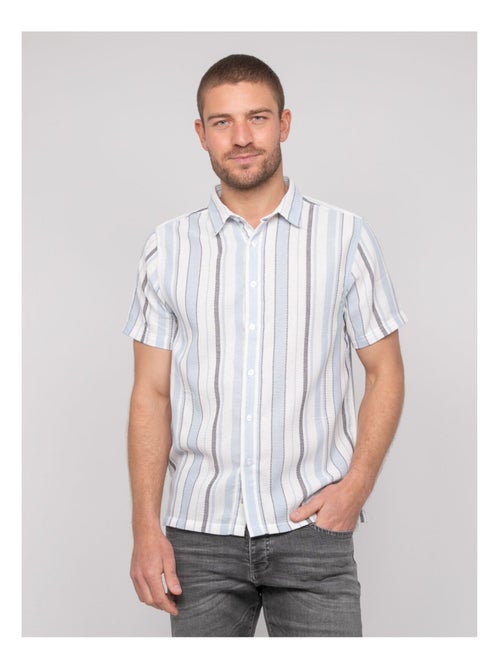 Camisa de manga corta de rayas DOUPARICO - Kiabi