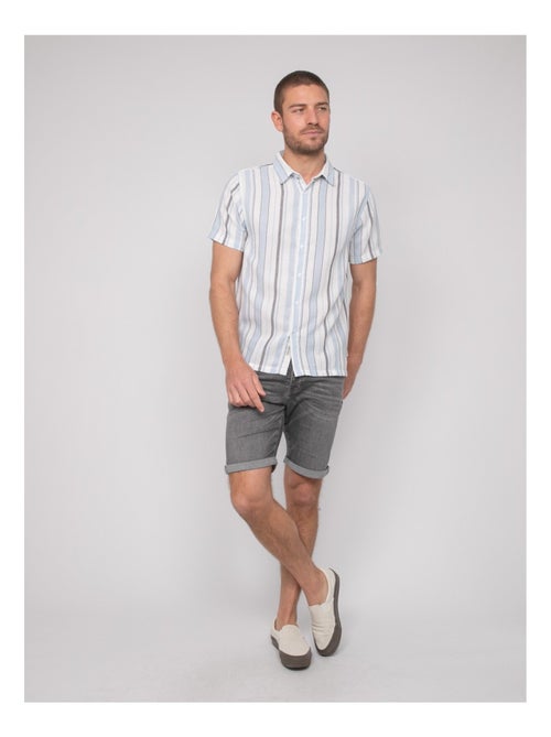Camisa de manga corta de rayas DOUPARICO - Kiabi