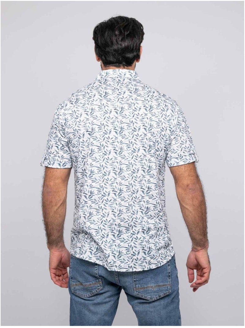 Camisa de manga corta DRICAOUL Azul - Kiabi