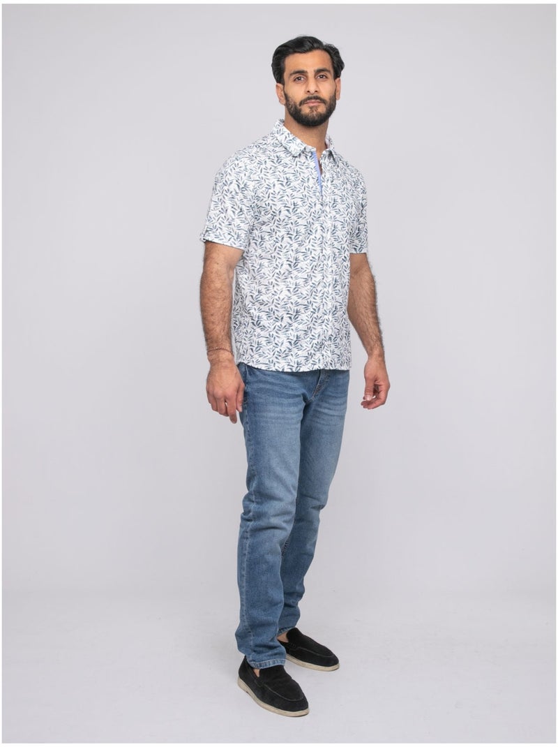 Camisa de manga corta DRICAOUL Azul - Kiabi