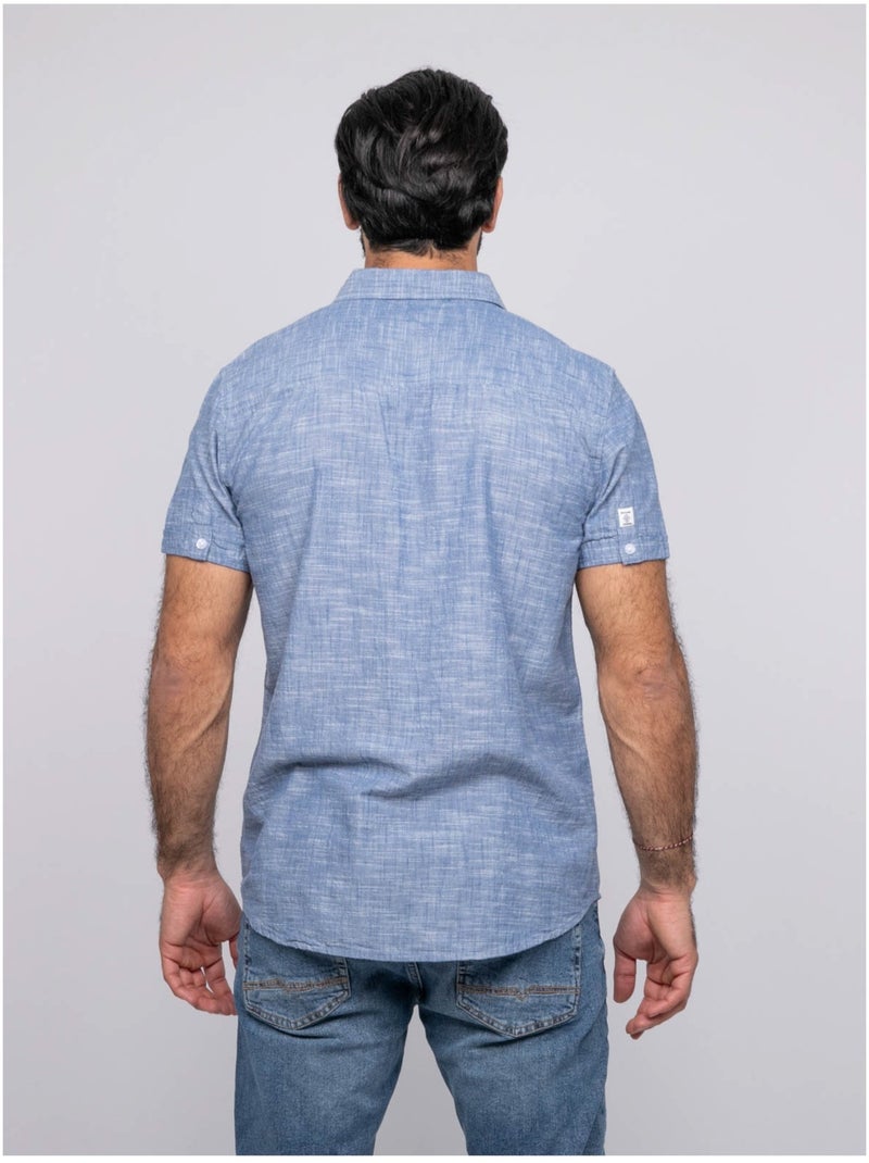 Camisa de manga corta DROGOBIE Azul - Kiabi