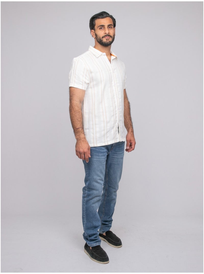 Camisa de manga corta DROSAMI Crudo - Kiabi