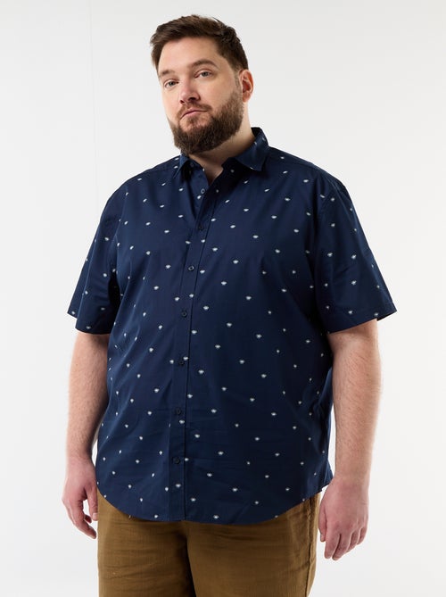 Camisa de manga corta estampada - Kiabi