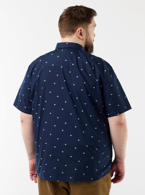 Camisa de manga corta estampada - Kiabi