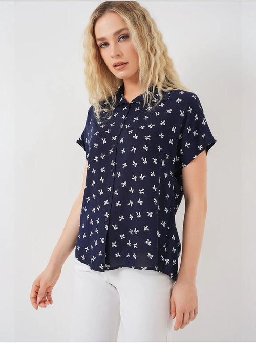Camisa de manga corta estampada bdart - Kiabi Camisa de manga corta estampada bdart - Kiabi