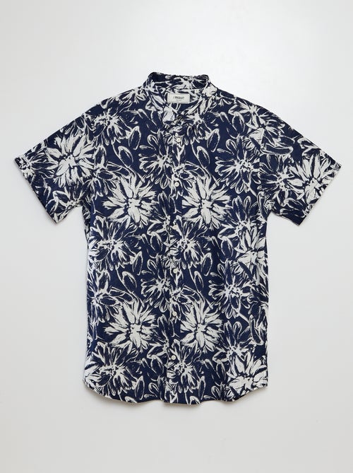 Camisa de manga corta estampada 'Produkt' - Kiabi