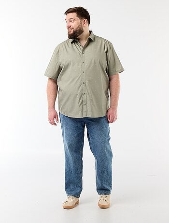 Camisa de manga corta estampada