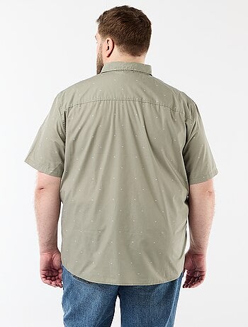 Camisa de manga corta estampada