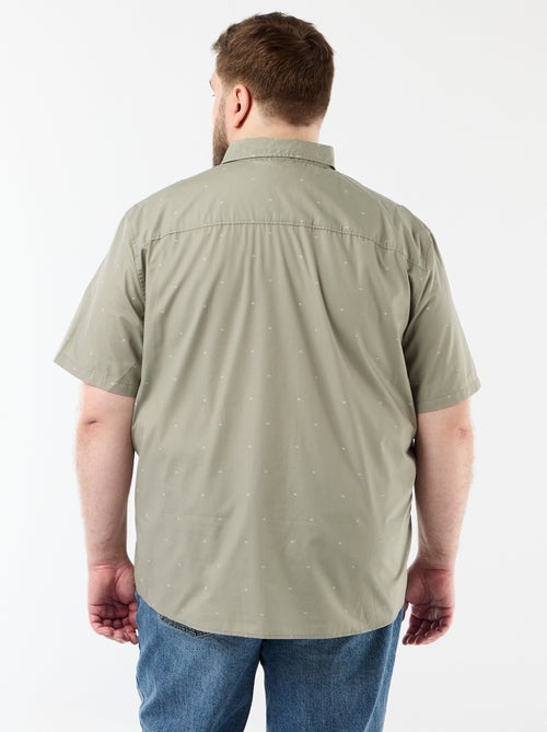 Camisa de manga corta estampada - Kiabi