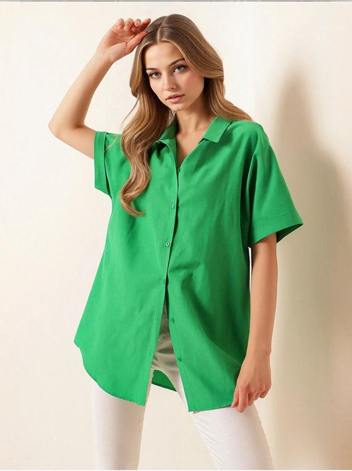 Camisa de manga corta extragrande bdart - Kiabi Camisa de manga corta extragrande bdart - Kiabi