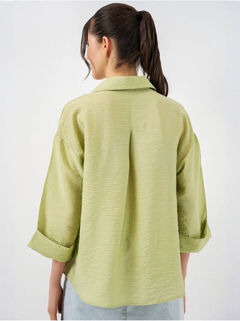 Camisa de manga corta extragrande bdart Verde - Kiabi