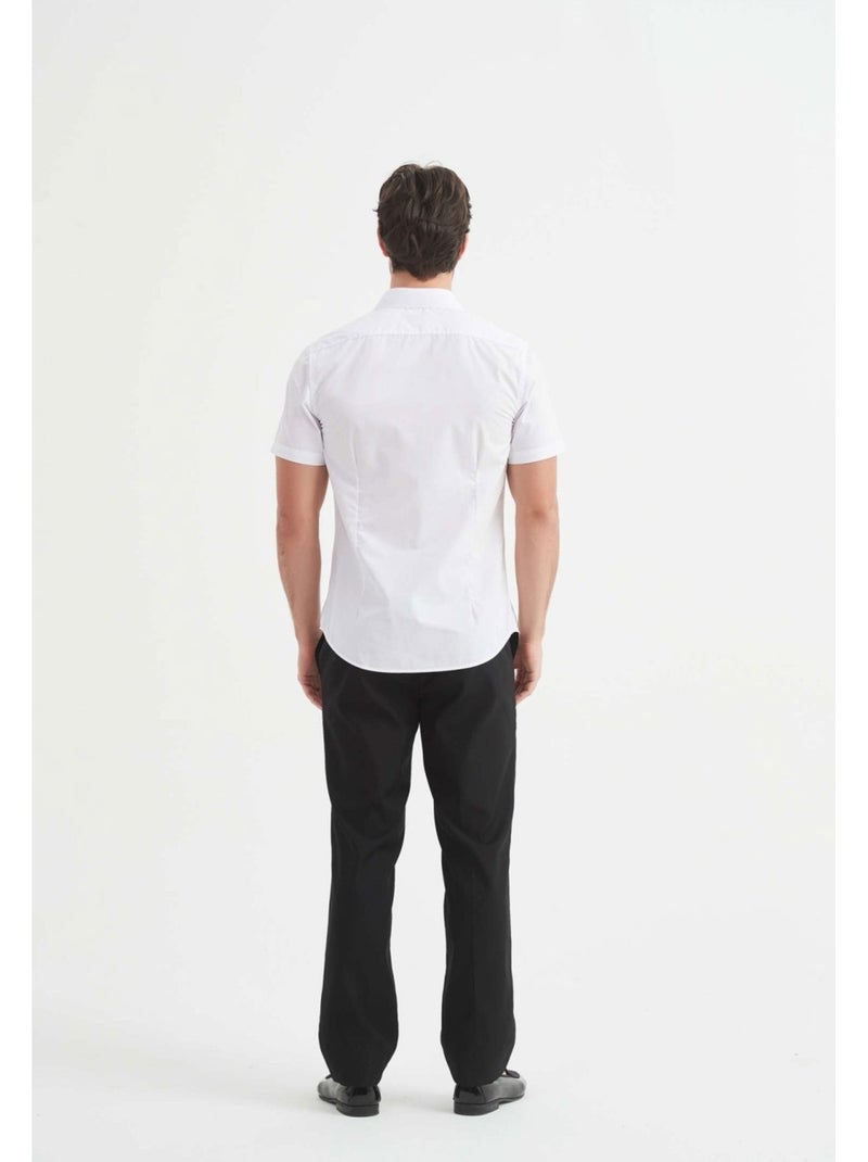 Camisa de manga corta Kebello Blanco - Kiabi