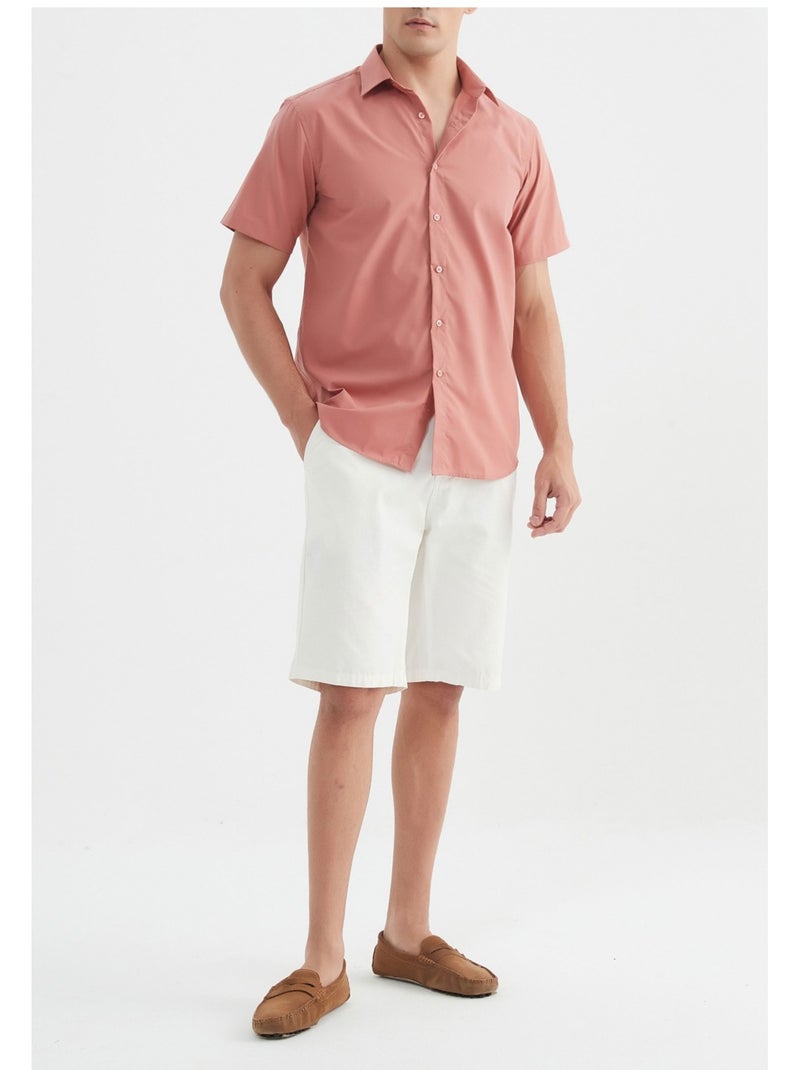 Camisa de manga corta Kebello Rosa - Kiabi