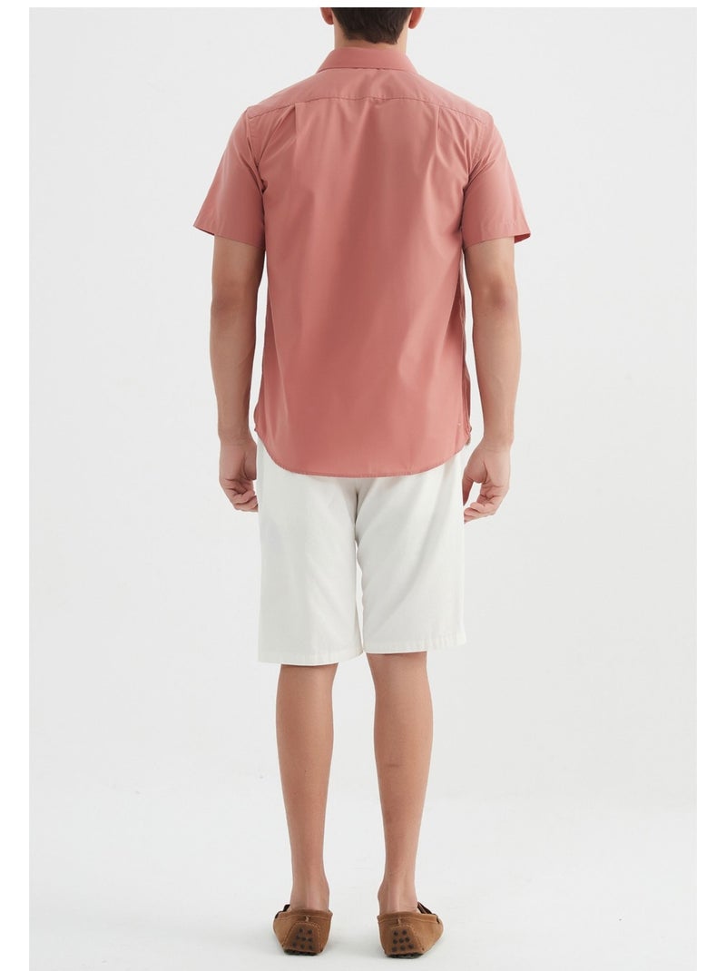 Camisa de manga corta Kebello Rosa - Kiabi