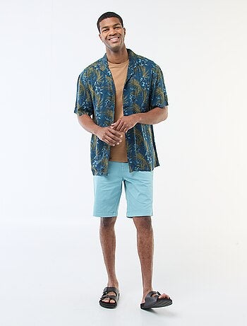 Camisa de manga corta ligera con estampado